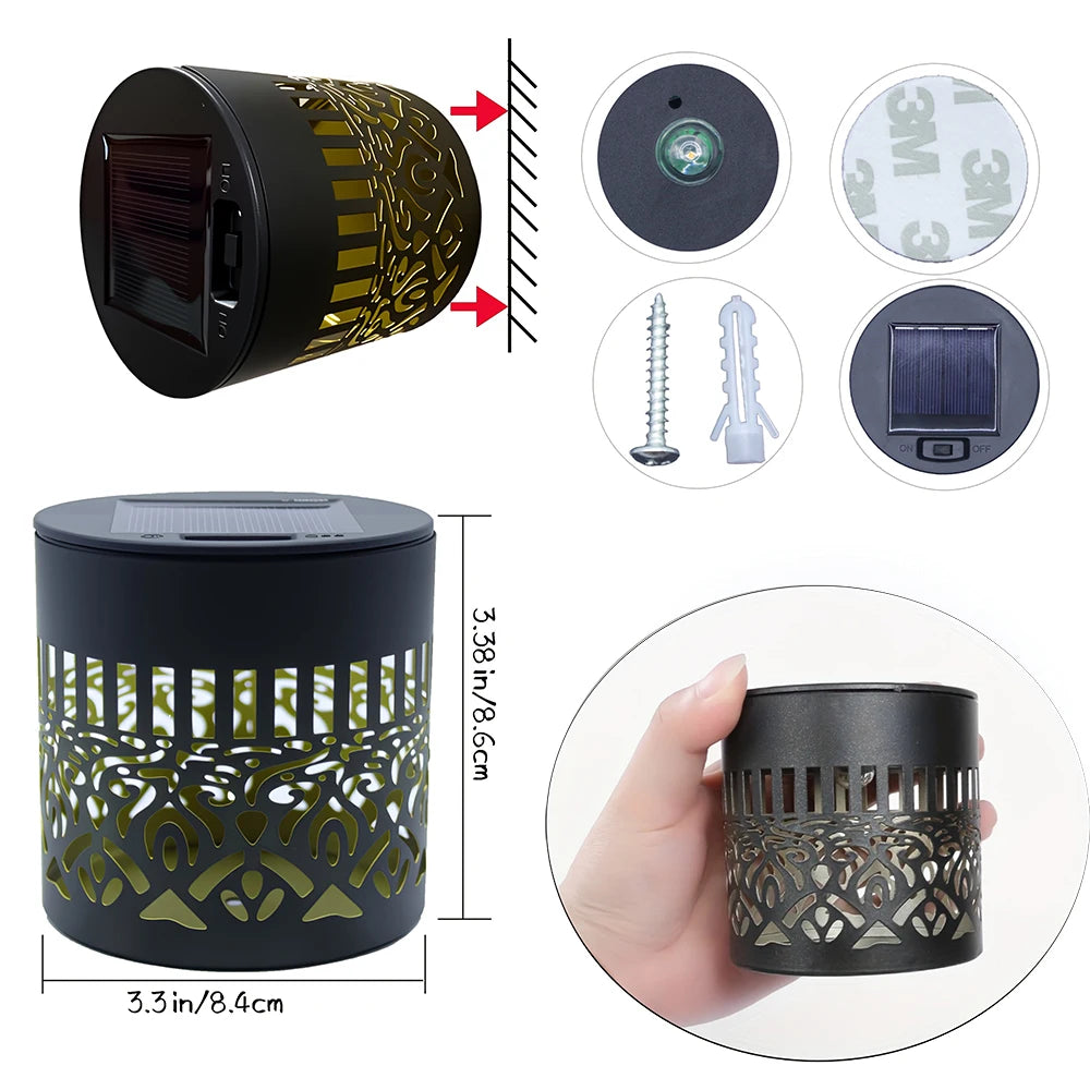 LuminaGarden™ Solar Starry Night Wall Sconce Lights