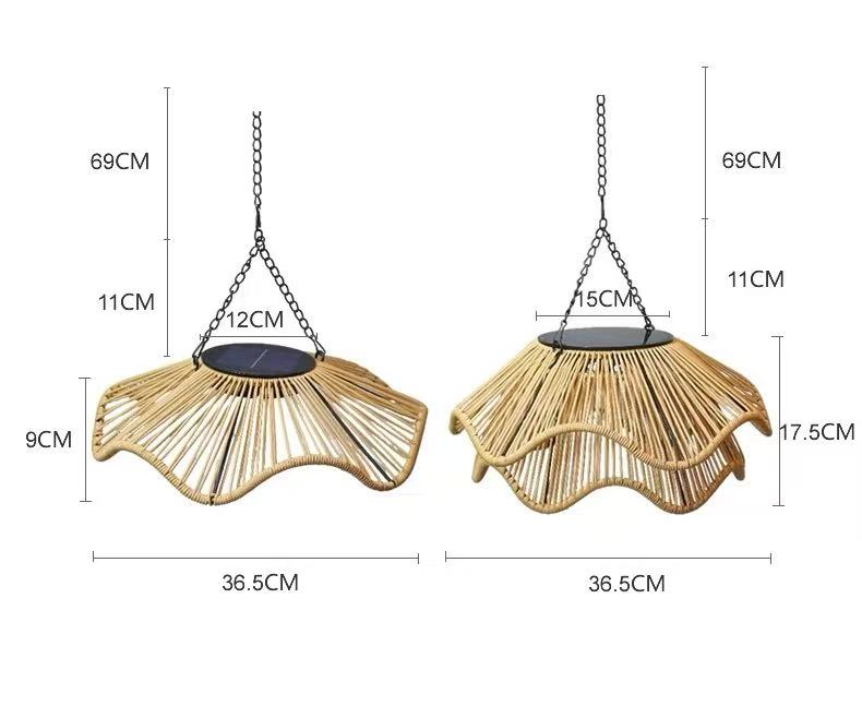 LuminaGarden™ Enchanting Solar Petal Pendant Lights