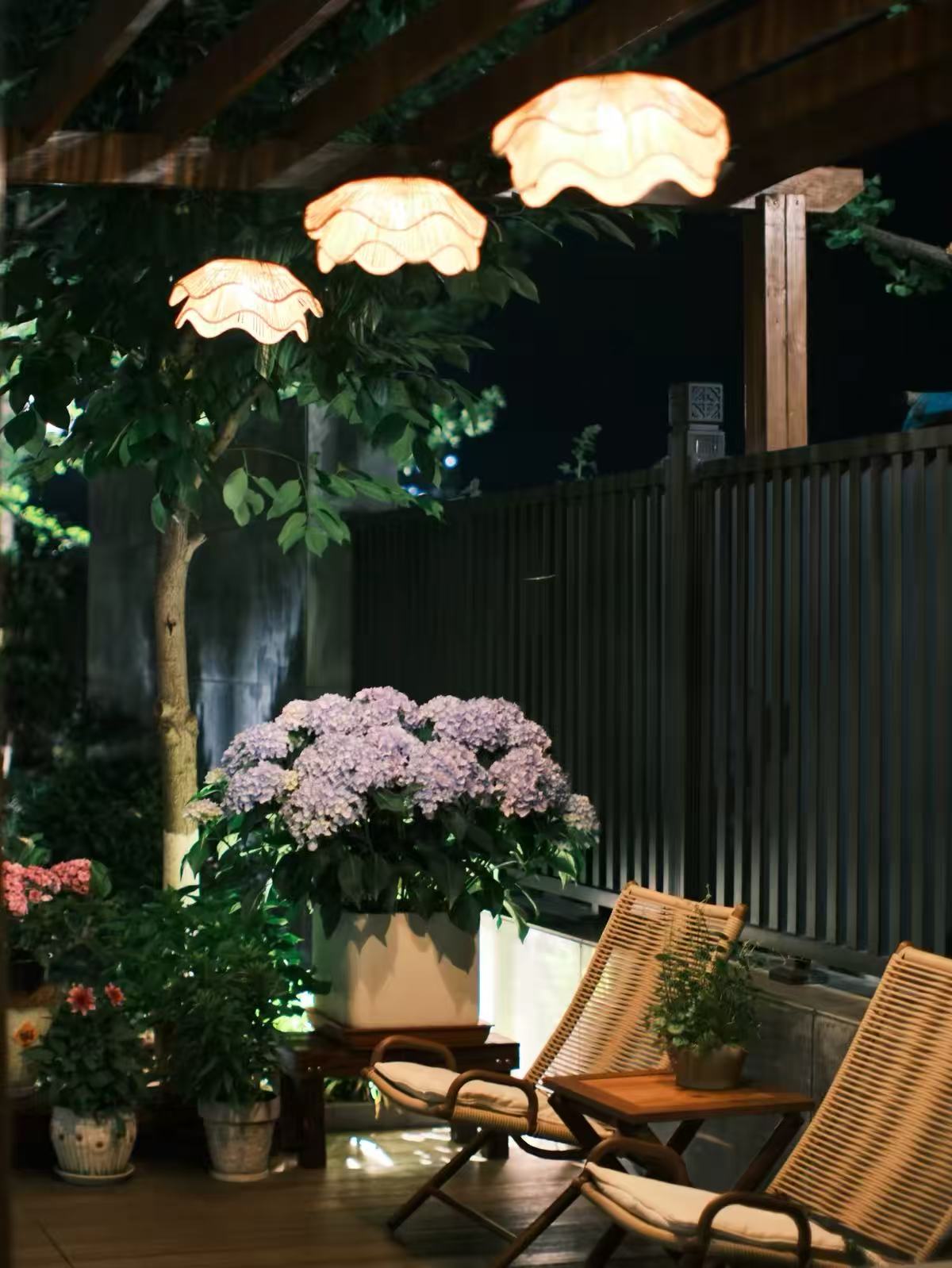 LuminaGarden™ Enchanting Solar Petal Pendant Lights