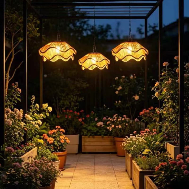 LuminaGarden™ Enchanting Solar Petal Pendant Lights