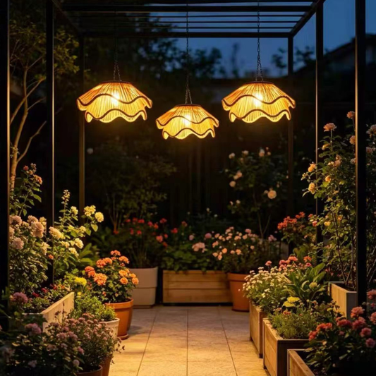 LuminaGarde Enchanting Solar Petal Pendant Lights