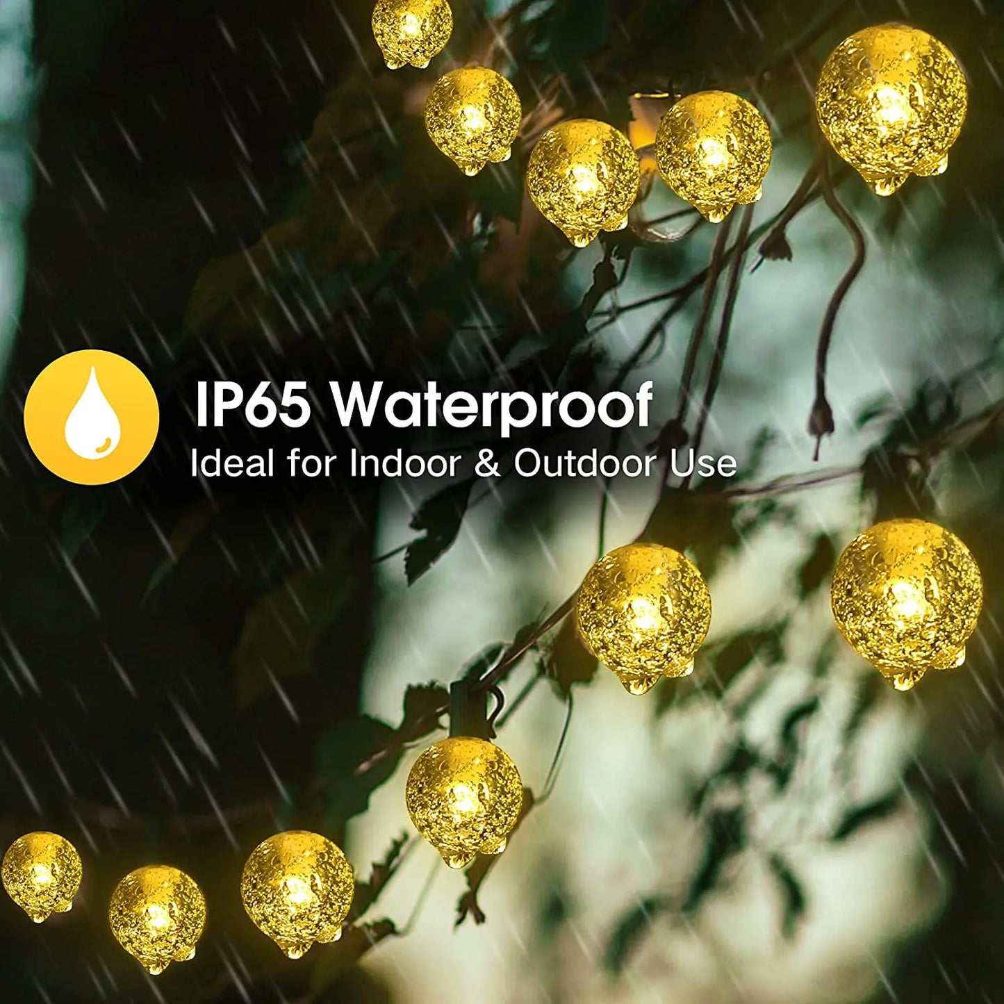 LuminaGarden™ Solar Crystal Globe Fairy String Lights