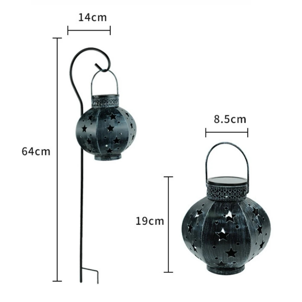LuminaGarden™ Solar Starry Night Pathway Projector Lanterns