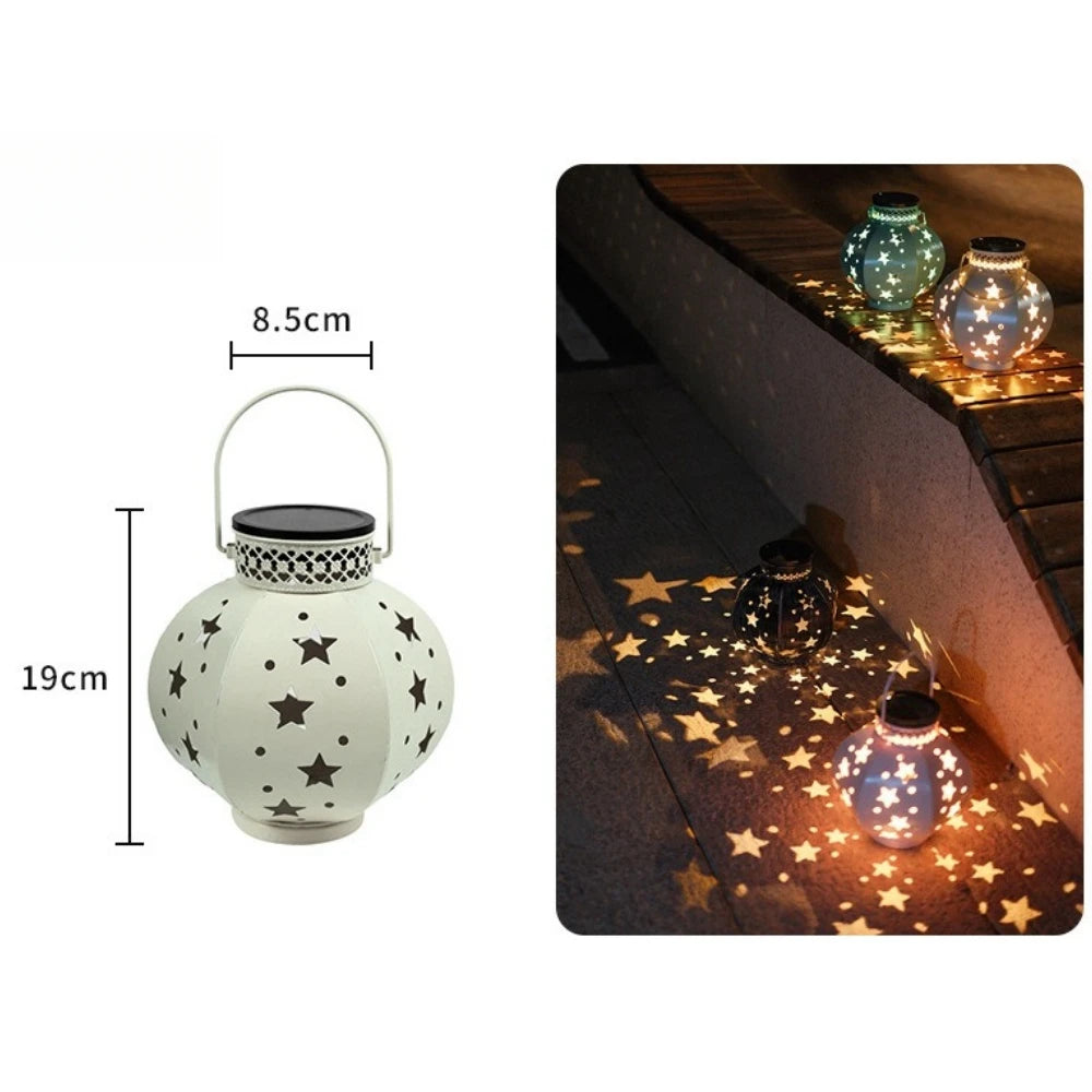LuminaGarden™ Solar Starry Night Pathway Projector Lanterns