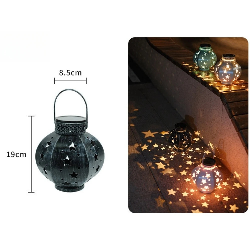 LuminaGarden™ Solar Starry Night Pathway Projector Lanterns