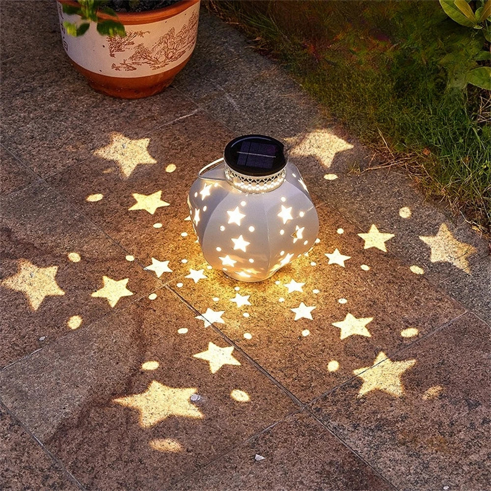 LuminaGarden™ Solar Starry Night Pathway Projector Lanterns