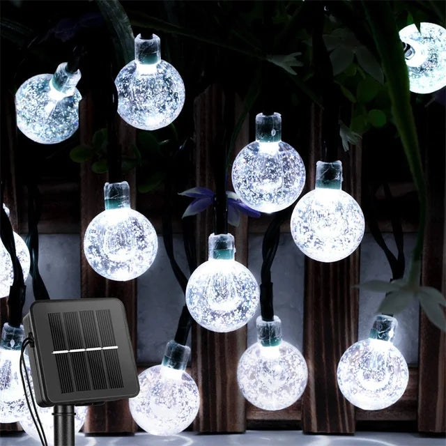 LuminaGarden™ Solar Crystal Globe Fairy String Lights